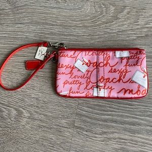 Coach Wristlet - perfume collection
